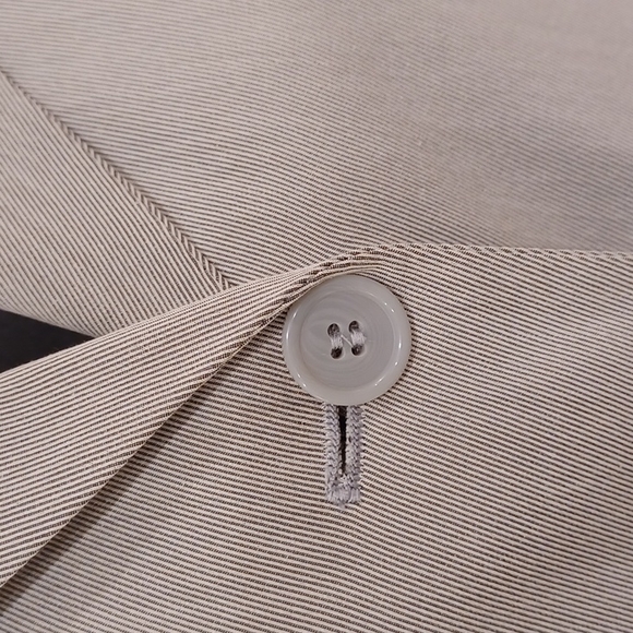 Barney's New York Micro Stripe Long Line Cotton Blazer- Sz. 0 - Picture 5 of 13